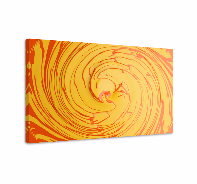 Slika na platnu sažetak vibrantno spiralno kretanje - TenStickers