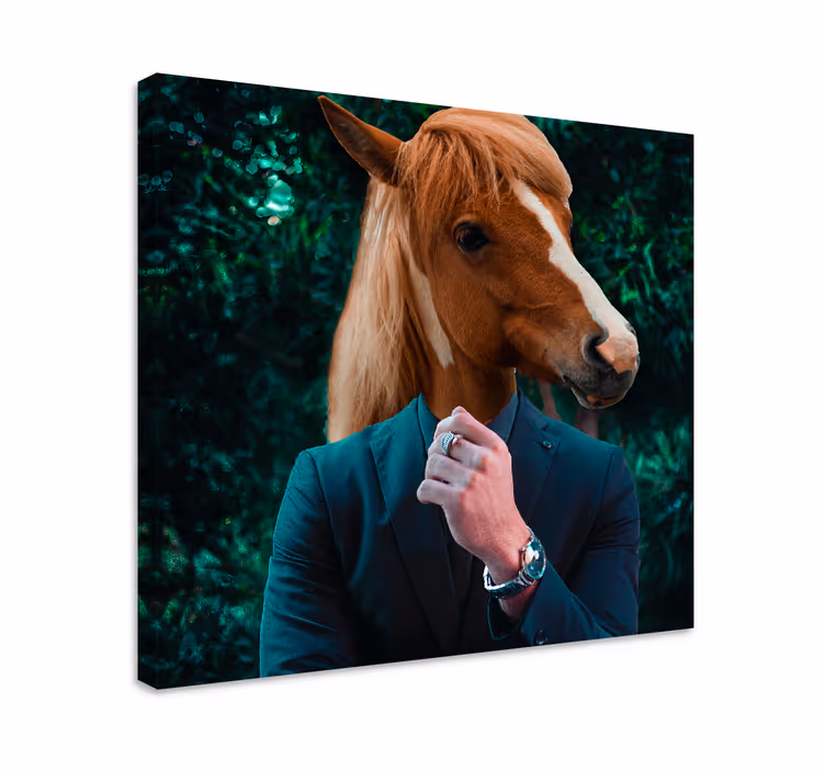 Slika na platnu konj portret konjske glave - TenStickers
