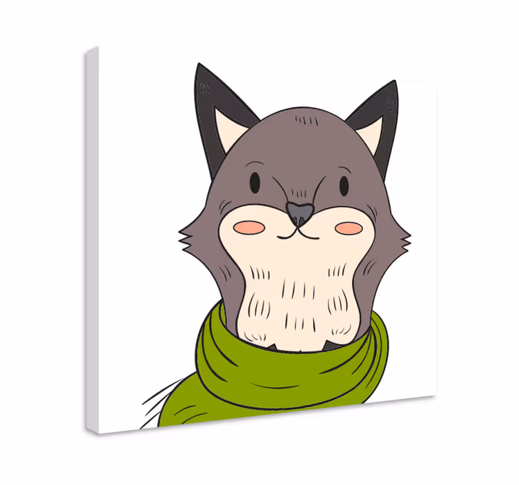 Slika na platnu životinje prijateljski lik - TenStickers