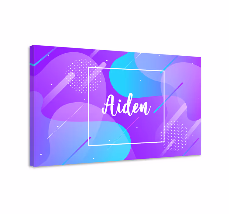 Slika na platnu abc i slova personalizirani dizajn imena - TenStickers