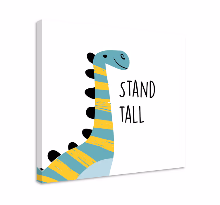 Slika na platnu dinosauri sretni dinosaur - TenStickers