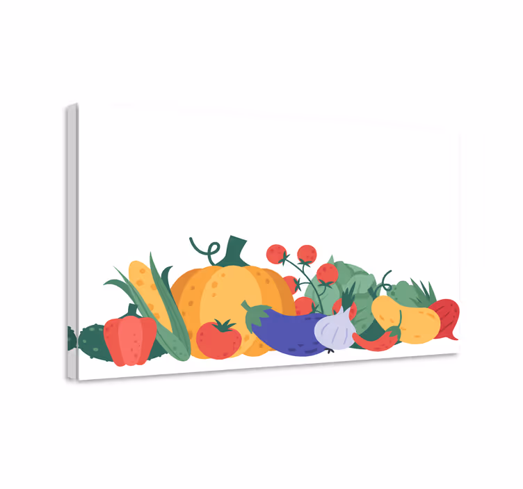 Suptilno platno od povrća i voća - TenStickers