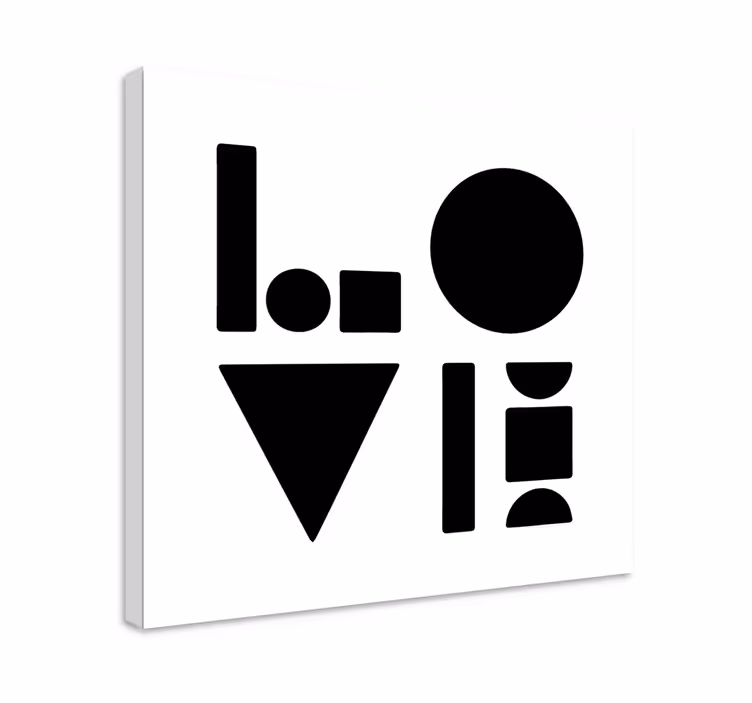 Slika na platnu geometrijski oblici i forme - TenStickers