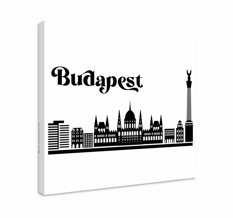 Slika na platnu gradova budimpešta panorama - TenStickers