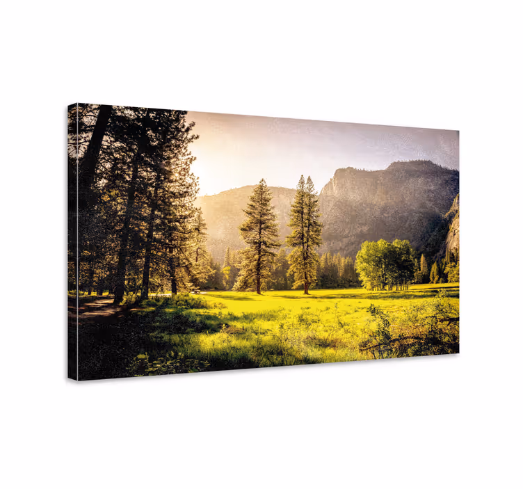 Slika na platnu krajolici veličanstvenih planina - TenStickers