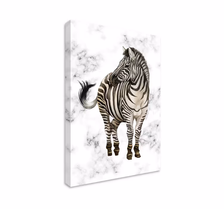 Portret platna za vrtić zebre - TenStickers