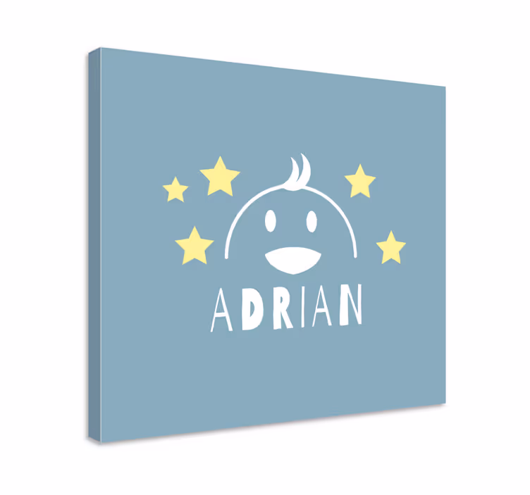 Slika na platnu djeca sretno lice lika - TenStickers