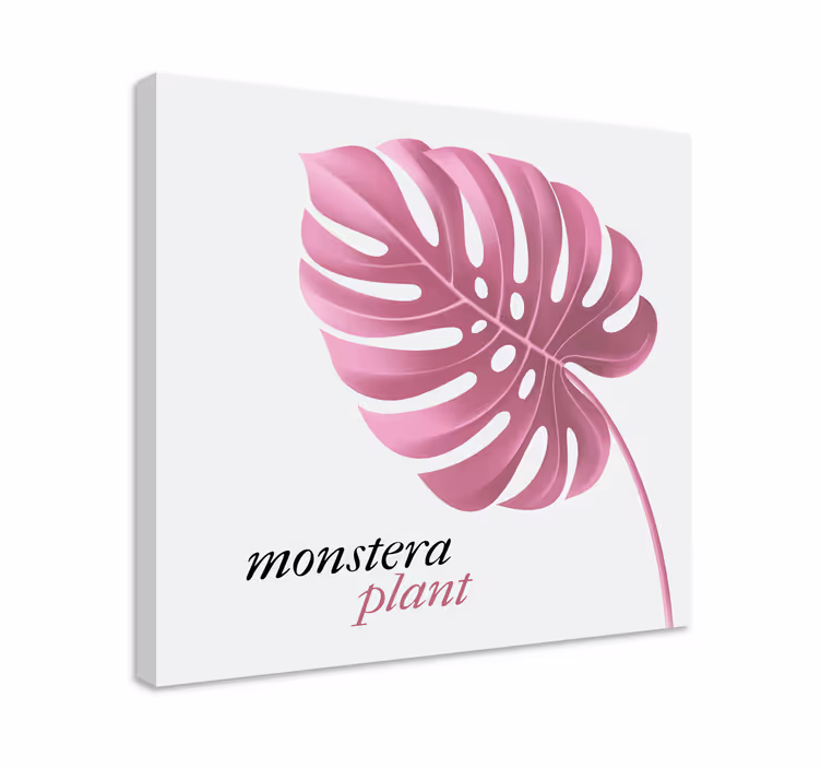 Slika na platnu cvijeće i biljke monstera biljka - TenStickers