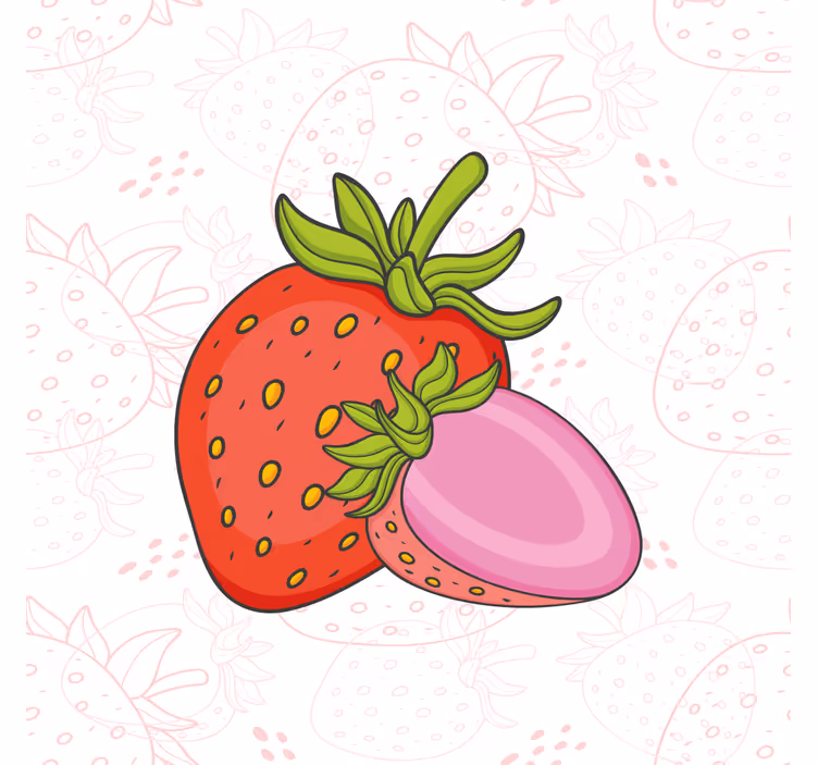 Slika na platnu voće jagode duo - TenStickers