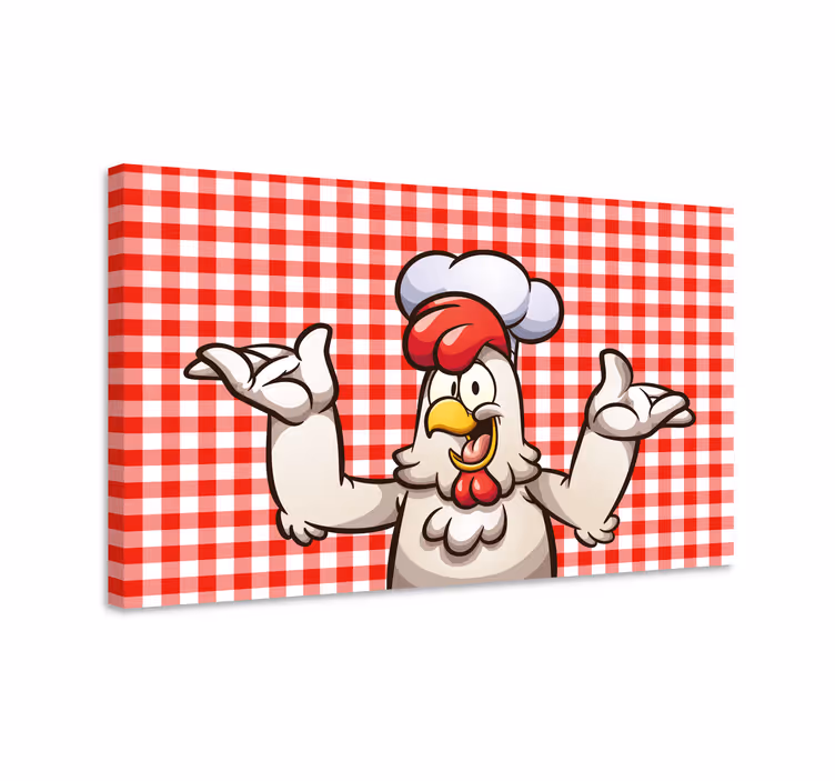 Slika na platnu ptica chef kuhinja karakter - TenStickers