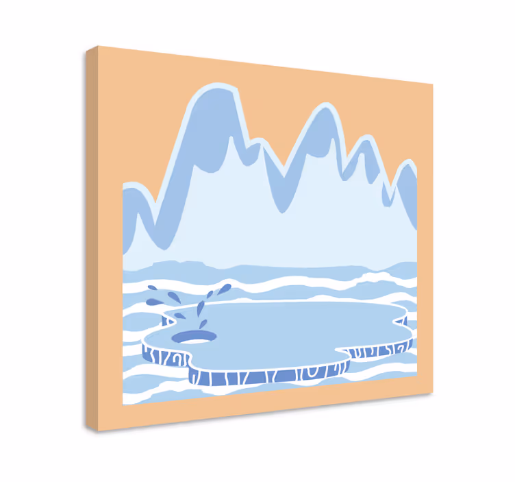 Slika na platnu krajolici ledenjaka - TenStickers