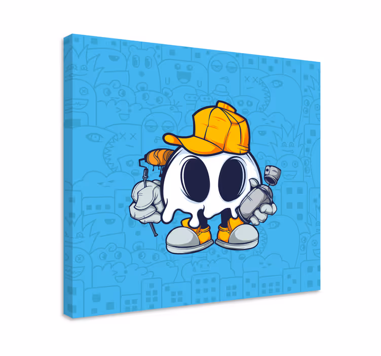 Slika na platnu likova slatki duh umjetnik - TenStickers