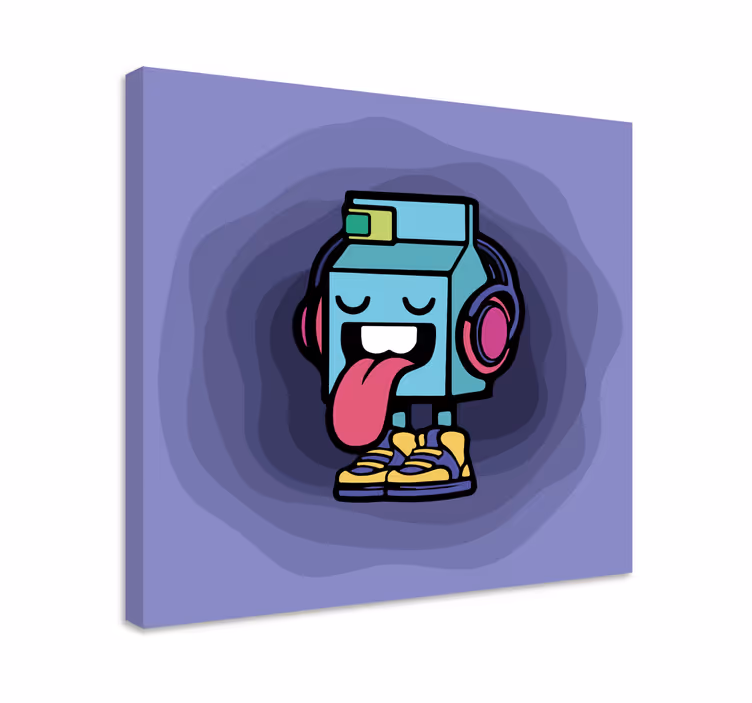 Print na platnu cool mliječni crtež - TenStickers