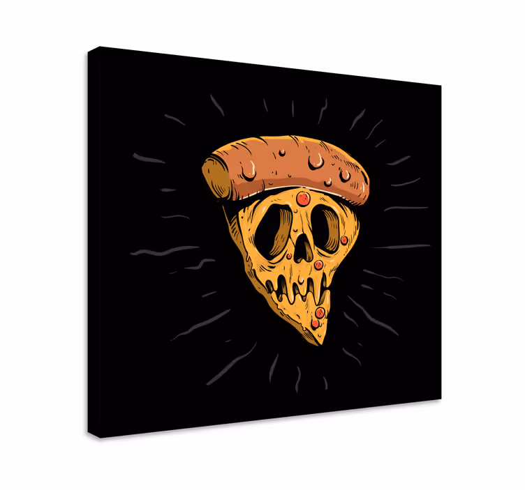 Pizza lubanja u stilu grafita moderno platno - TenStickers
