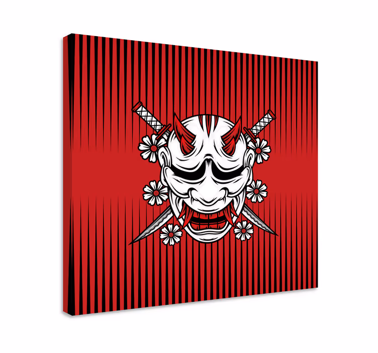 Slika na platnu mandala demonska maska umjetnost - TenStickers