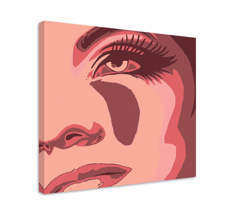 Slika na platnu ljudi i likovi upečatni portret lica - TenStickers