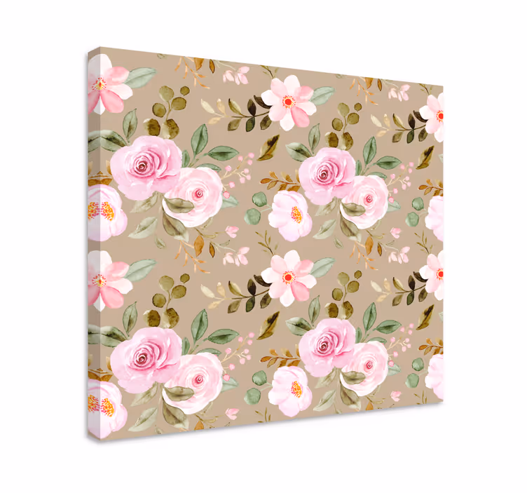 Slika na platnu cvijeće i biljke blush bloom kompozicija - TenStickers