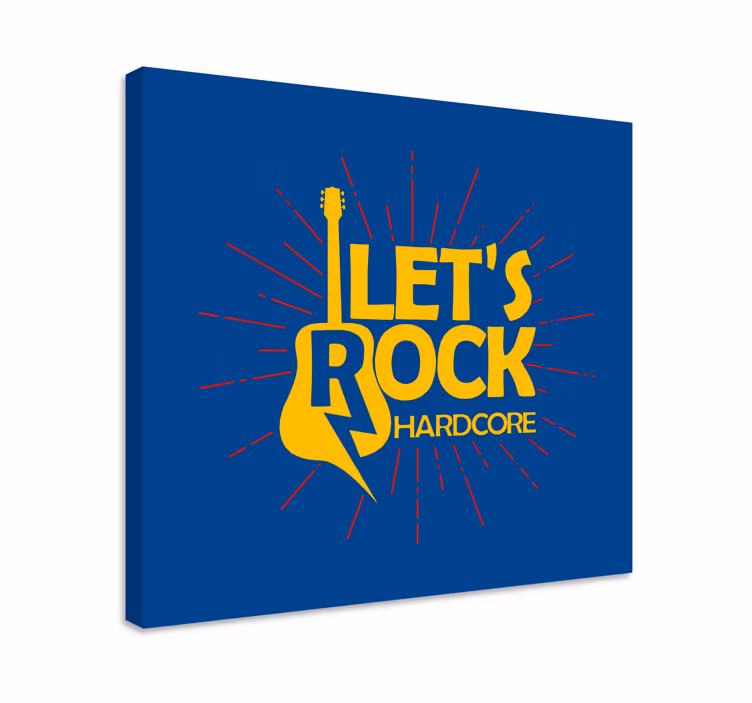 Slika na platnu muzika dizajn inspiriran gitarom - TenStickers