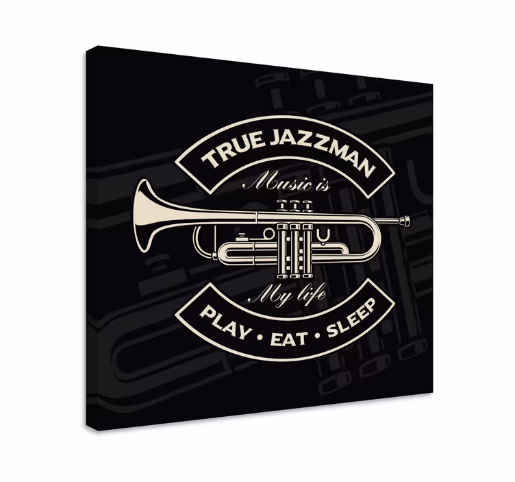 Pravo jazzmansko glazbeno platno - TenStickers