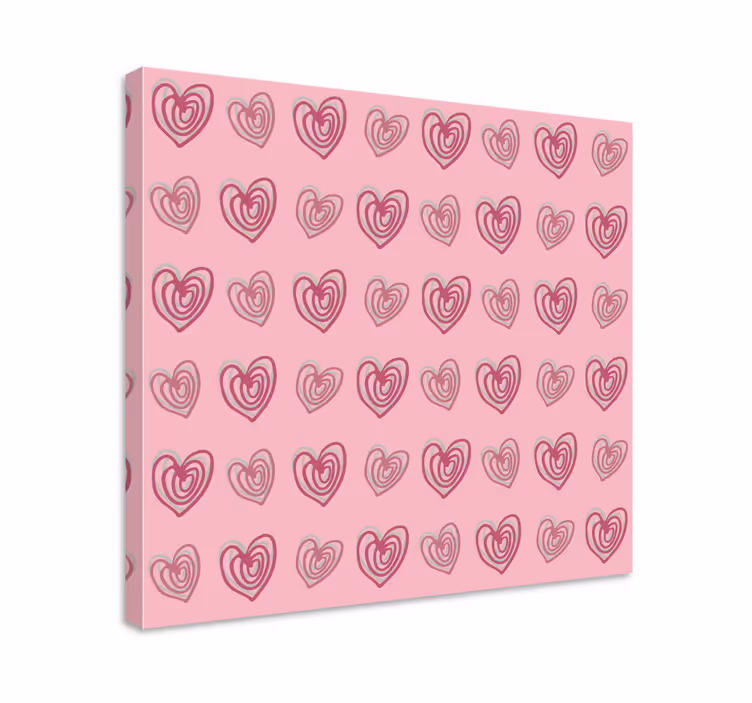 Slika na platnu motivacijski uz dizajn srca - TenStickers