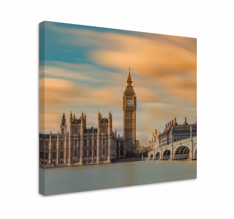 Slika na platnu gradova big ben znamenitost - TenStickers