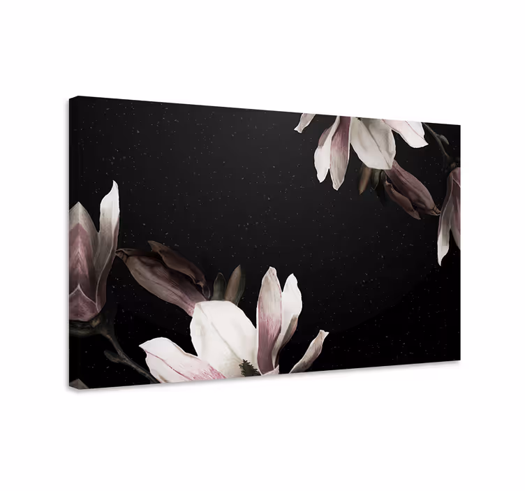 Slika na platnu cvijeće i biljke aranžman magnolije - TenStickers