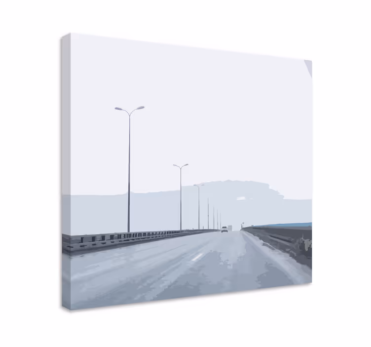 Slika na platnu gradova urbanih autocesta - TenStickers