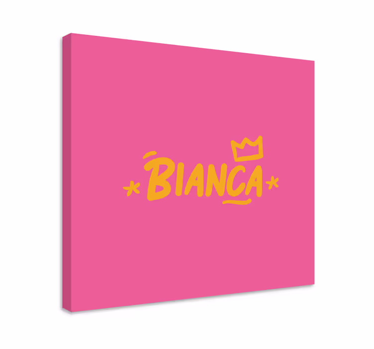 Slika na platnu abc i slova kreativni prikaz imena - TenStickers