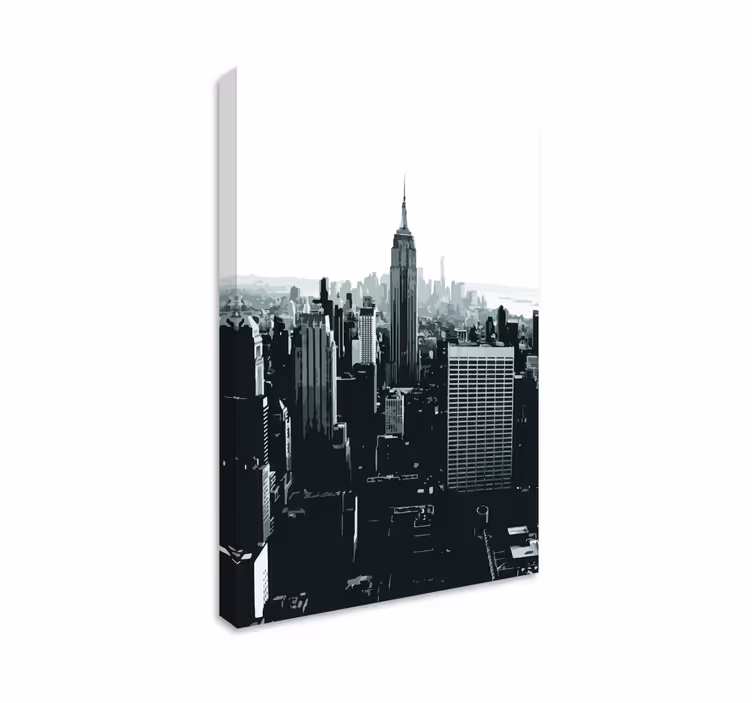 Slika na platnu gradova iz perspektive empire state - TenStickers