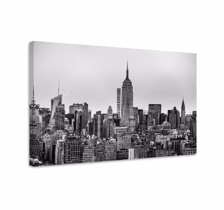 Slika na platnu gradova silueta new yorka - TenStickers