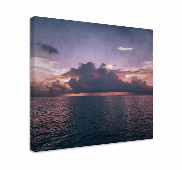 Slika na platnu krajolici mirni ocean u sumraku - TenStickers