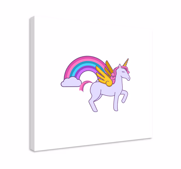 Slika na platnu jednorog čarobna fantazija - TenStickers