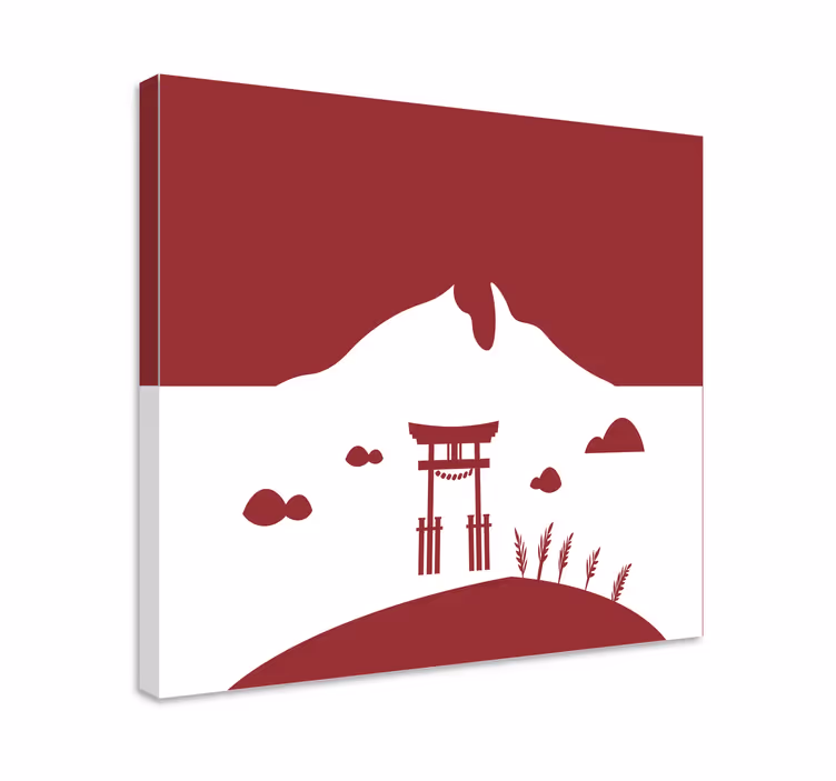 Slika na platnu orijentalni japanska torii vrata - TenStickers