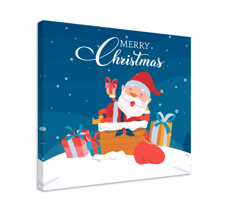 Slika na platnu gradova santa u poklonima - TenStickers