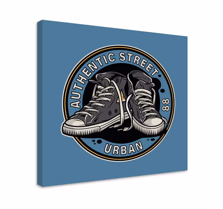 Slika na platnu sport urban sneakers atmosfera - TenStickers