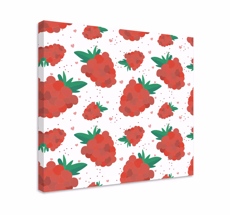 Slika na platnu voće malina užitak - TenStickers