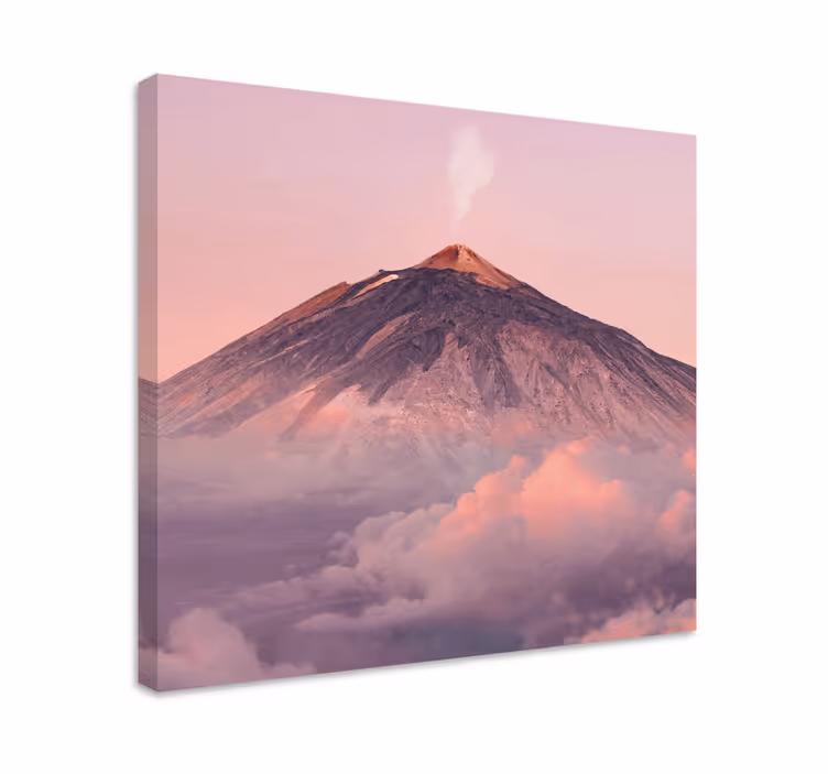 Slika na platnu krajolici aktivna erupcija vulkana - TenStickers
