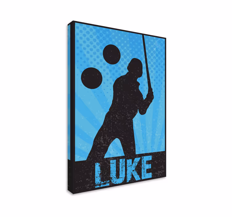 Slika na platnu sport dinamična silueta sportaša - TenStickers