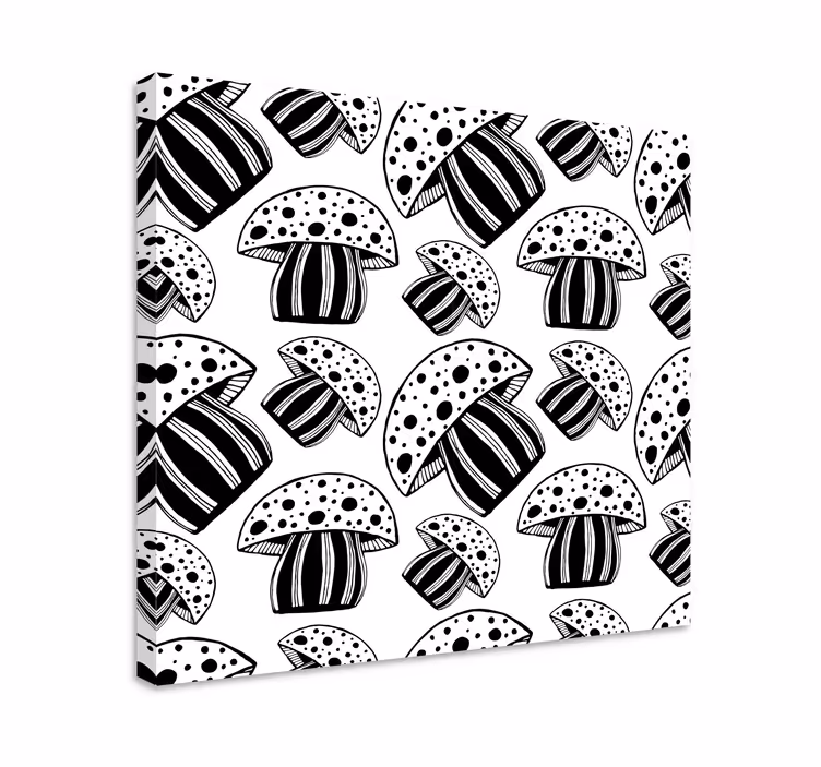 Slika na platnu riba s motivom gljive - TenStickers
