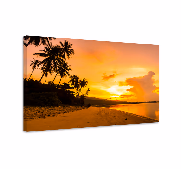 Slika na platnu krajolici tropskog sumraka - TenStickers