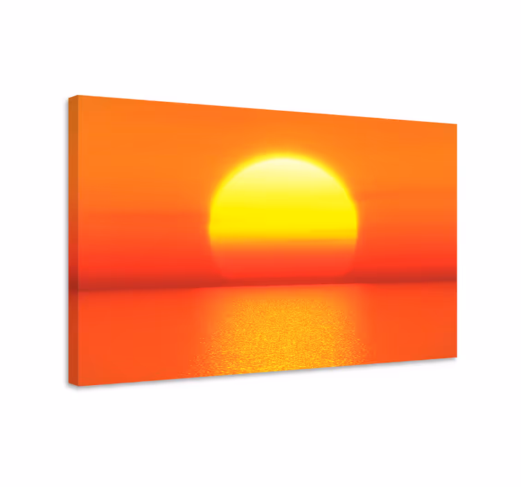 Slika na platnu krajolici sumrak nad plimom - TenStickers