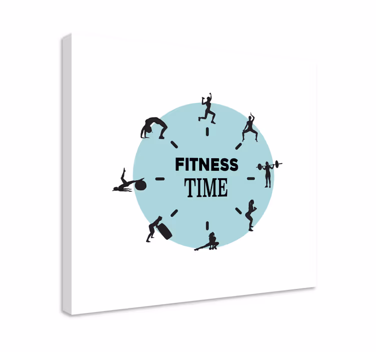 Slika na platnu sport fitness sat za vježbanje - TenStickers