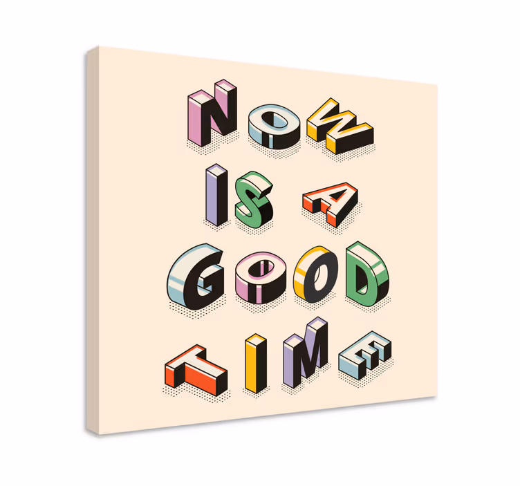 Slika na platnu citati motivacijska umjetnost teksta - TenStickers
