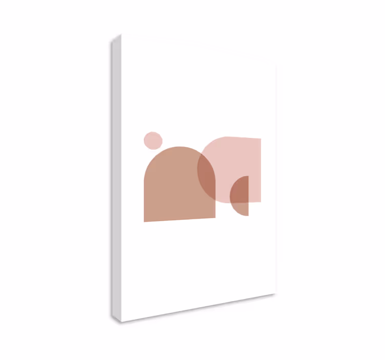 Slika na platnu geometrijski minimalističke apstraktne forme - TenStickers