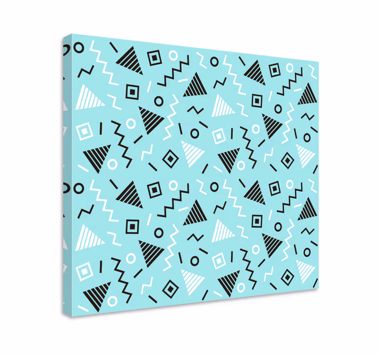 Slika na platnu geometrijski dinamičan uzorak - TenStickers