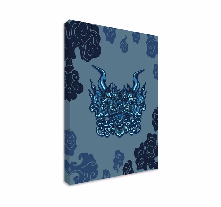 Slika na platnu mandala inspirirana zmajem - TenStickers