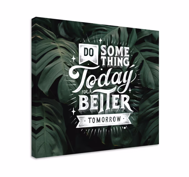 Inspirativna kaligrafija citati platna - TenStickers