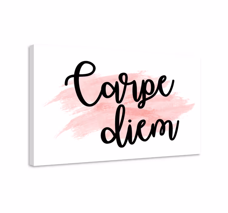 Slika na platnu citati carpe diem inspiracija - TenStickers
