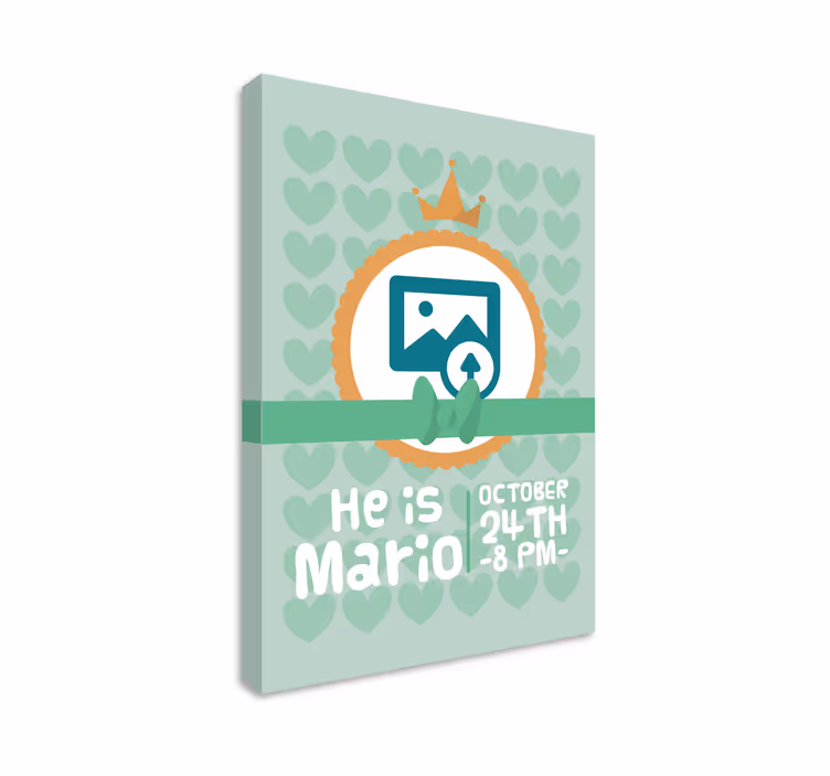 Slika na platnu vrtić on je mario - TenStickers