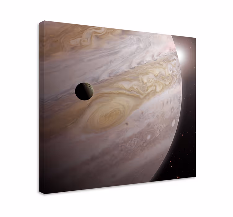 Slika na platnu dinosauri jupiterov kozmički ples - TenStickers